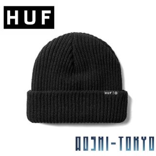 ハフ(HUF)の◆HUF ユージュアル ビーニー / ニットキャップ ハフ ブラック？(ニット帽/ビーニー)