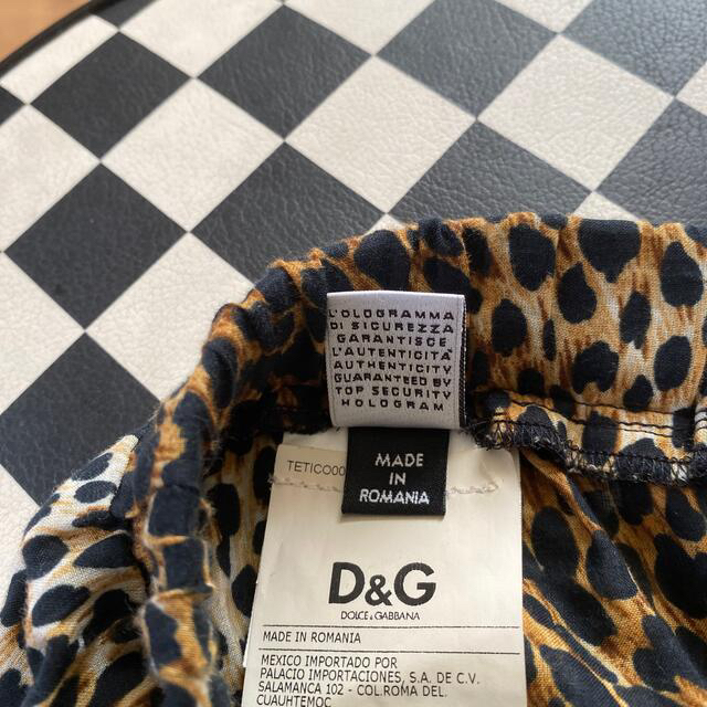 DOLCE&GABBANA(ドルチェアンドガッバーナ)の[Ｄ＆Ｇ 🐆豹柄🐆フリルスカート　ウエストゴム　美品] レディースのスカート(ひざ丈スカート)の商品写真