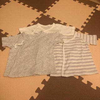 ニシマツヤ(西松屋)のベビー用品【短肌着3枚セット】(肌着/下着)