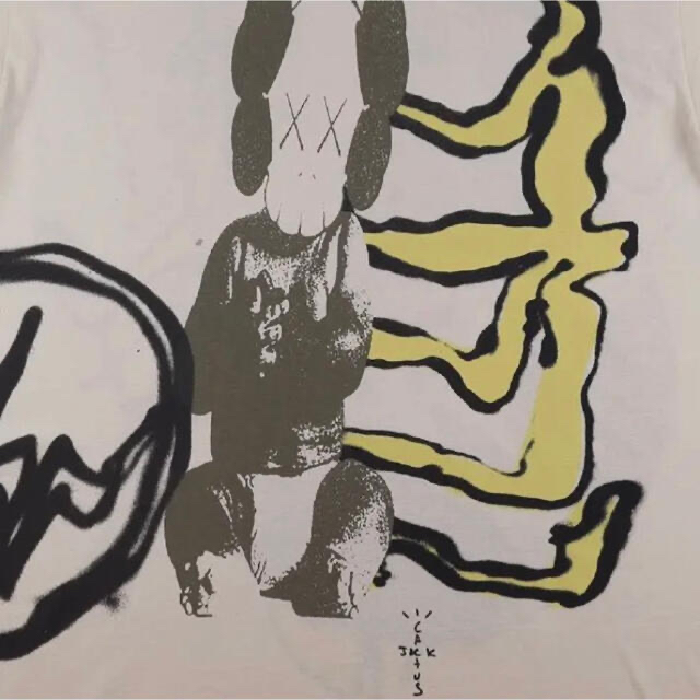 FRAGMENT(フラグメント)のCACTUS JACK + KAWS FOR FRAGMENT TEE トラビス メンズのトップス(Tシャツ/カットソー(半袖/袖なし))の商品写真