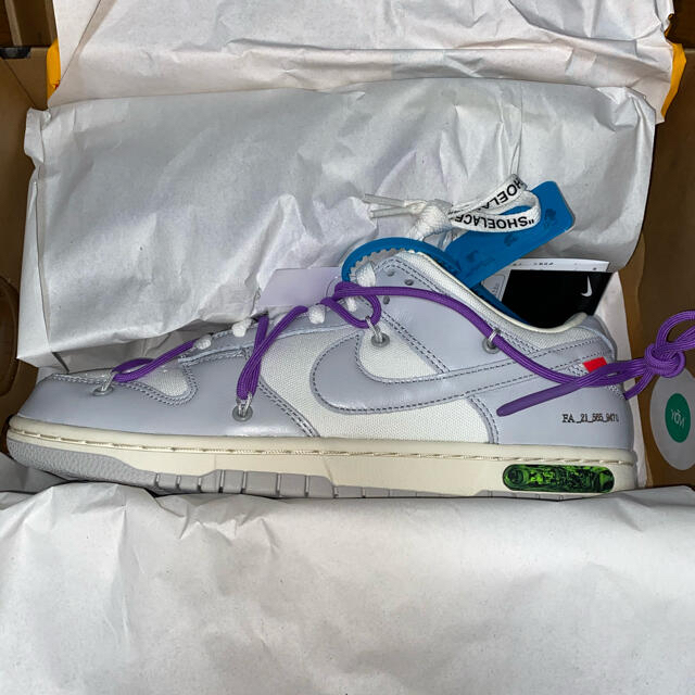 Off-White × NIKE Dunk Low "The50" Lot47