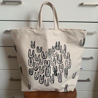 うものを mina トートバッグ 大サイズ Lサイズの通販 by カナリア|ミナ