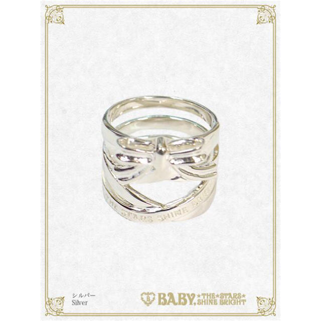 BABY,THE STARS SHINE BRIGHT - レースアップリボンリングの通販 BABY,THE STARS SHINE BRIGHT - レースアップリボンリングの通販