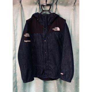 シュプリーム(Supreme)のSupreme North Face Denim Dot Shot Jacket(マウンテンパーカー)