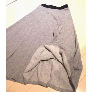 ザラ(ZARA)のZARA ミディ丈スウェットスカート(ひざ丈スカート)