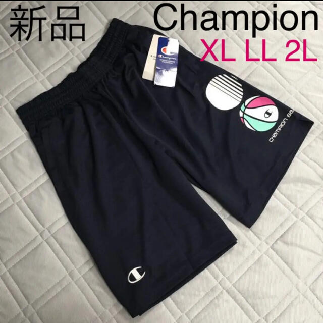 Champion(チャンピオン)のチャンピオン　さらさら　ドライ薄手　ハーフパンツ　UVカット 女性　XL 新品 レディースのパンツ(ハーフパンツ)の商品写真