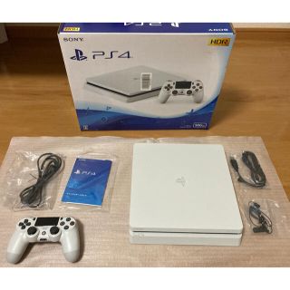 プレイステーション4(PlayStation4)の【PS4】ホワイト500GB (CUH-2200AB02)(家庭用ゲーム機本体)