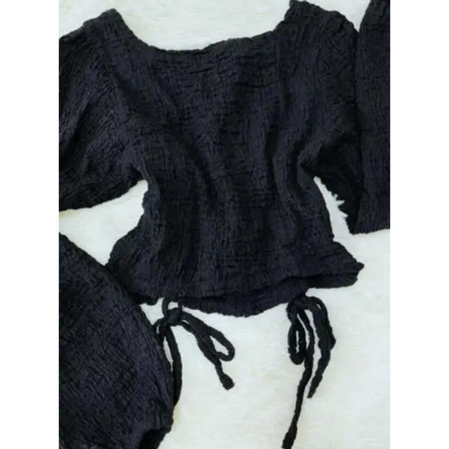 ブラックブラウスBlack Blouse レディースのトップス(シャツ/ブラウス(長袖/七分))の商品写真