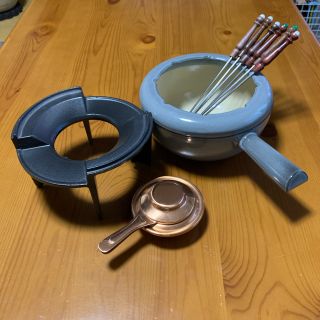 ストウブ(STAUB)の⚠️専用です。ストウブ　staub  フォンデュ鍋　グレー　20cm  (鍋/フライパン)