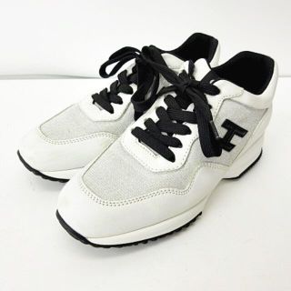 ホーガン(HOGAN)のホーガン HOGAN ダッドスニーカー ロゴ ラメ レザー 36 約23cm(スニーカー)