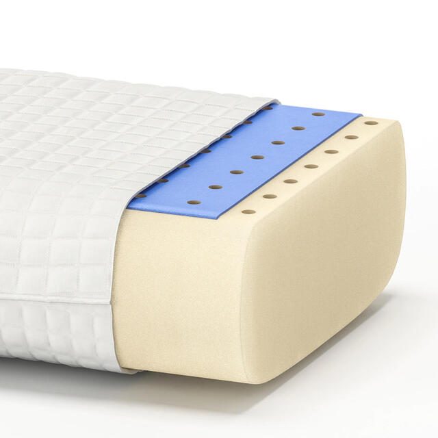 IKEA(イケア)の本日限定値下げ！IKEA クルッブスポッレエルゴノミクス枕 インテリア/住まい/日用品の寝具(枕)の商品写真