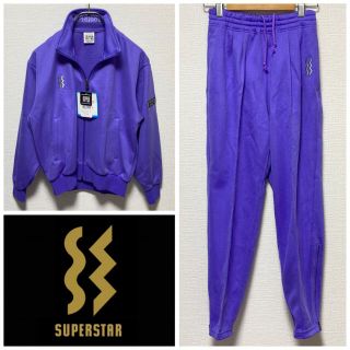 スーパースター(SUPERSTAR)のMizuno SUPER STAR ジャージ上下　セットアップ　新品　ミズノ　紫(セット/コーデ)