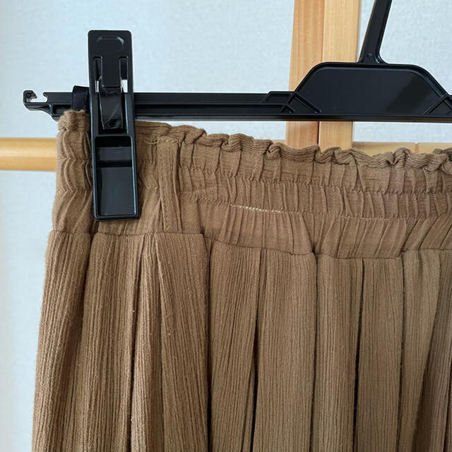 ikka(イッカ)のikka ブラウン　夏スカート レディースのスカート(ひざ丈スカート)の商品写真