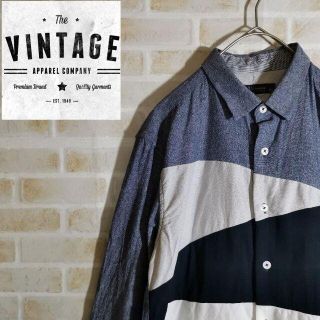 アートヴィンテージ(ART VINTAGE)の【お洒落品】VINTAGE ヴィンテージ モノトーン 男女兼用 ユニセックス(シャツ)