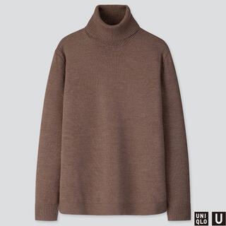 ユニクロ(UNIQLO)のUNIQLO U メリノブレンドタートルネックセーター【XL】(ニット/セーター)