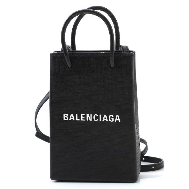 BALENCIAGA ショッピング フォンホルダー ブラック