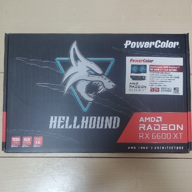 新品未開封 Hellhound AMD RX 6600 XT スマホ/家電/カメラのPC/タブレット(PCパーツ)の商品写真