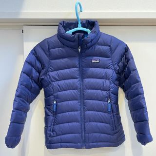 パタゴニア(patagonia)のpatagonia パタゴニア ダウンセーター ネイビー ガールズS (ジャケット/上着)