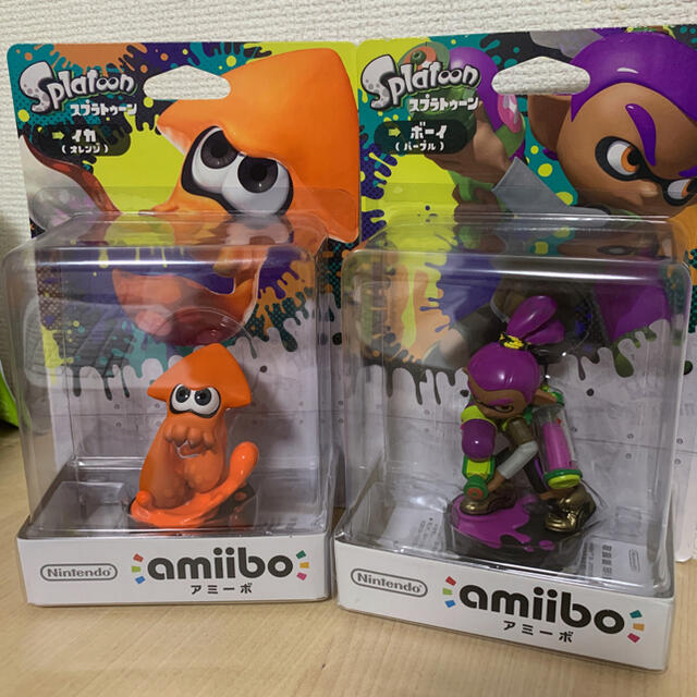 任天堂(ニンテンドウ)のamiibo スプラトゥーン2点セット エンタメ/ホビーのフィギュア(ゲームキャラクター)の商品写真