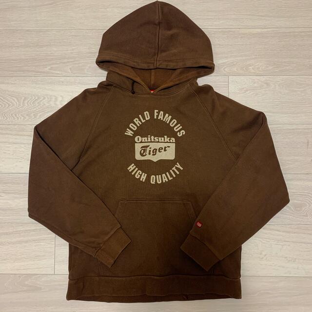 mojo様専用オニツカタイガー パーカー XL 茶色 メンズ 冬服