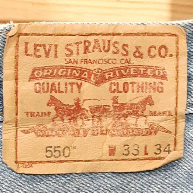 Levi's(リーバイス)の【258】00’sリーバイス　550　ワイドデニムバギー　W33L34 メンズのパンツ(デニム/ジーンズ)の商品写真