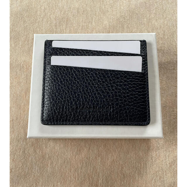 メンズ21SS新品 メゾン マルジェラ カードケース 財布 メンズ ブラック 濃紺