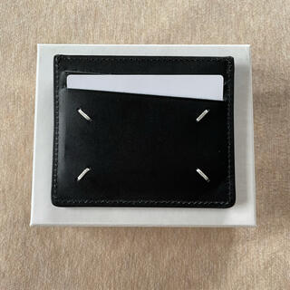 マルタンマルジェラ(Maison Martin Margiela)の21SS新品 メゾン マルジェラ カードケース 財布 メンズ ブラック 濃紺(折り財布)