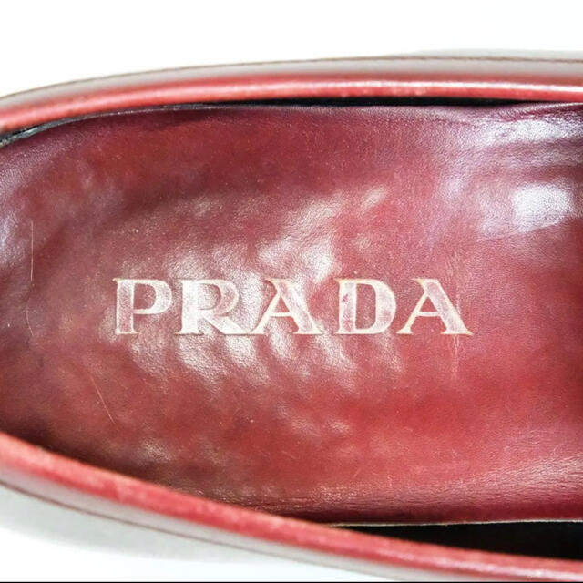 PRADA(プラダ)のプラダ サイズ:7.5(27.5cm相当) コイン ローファー ペニー メンズの靴/シューズ(ドレス/ビジネス)の商品写真