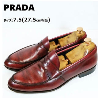 プラダ(PRADA)のプラダ サイズ:7.5(27.5cm相当) コイン ローファー ペニー(ドレス/ビジネス)