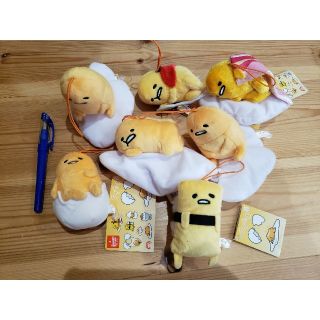 グデタマ(ぐでたま)の新品ぐでたまストラップ 7こ(キャラクターグッズ)