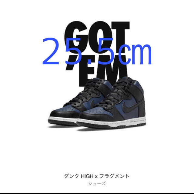 NIKE ダンク HIGH フラグメント