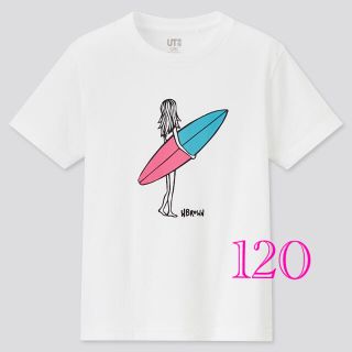 ユニクロ(UNIQLO)の新品⭐︎未使用 ヘザーブラウン Tシャツ ユニクロ 120(Tシャツ/カットソー)