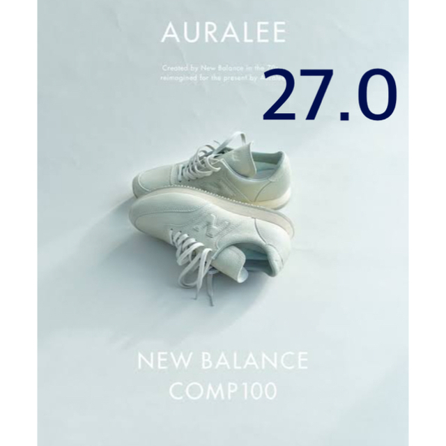 AURALEE × NEW BALANCE COMP 100