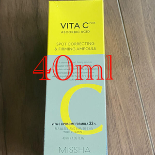 ミシャ(MISSHA)の新品未開封　ミシャ　MISSHA ビタc アンプル　40ml 韓国コスメ(美容液)