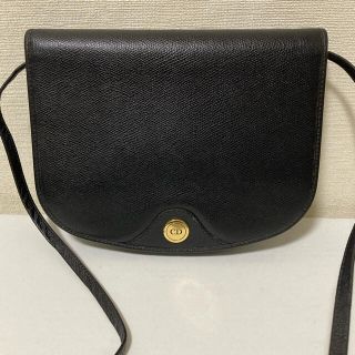 クリスチャンディオール(Christian Dior)の美品　オールド　CDロゴ　ディオール　黒　ミニショルダーバッグ(ショルダーバッグ)