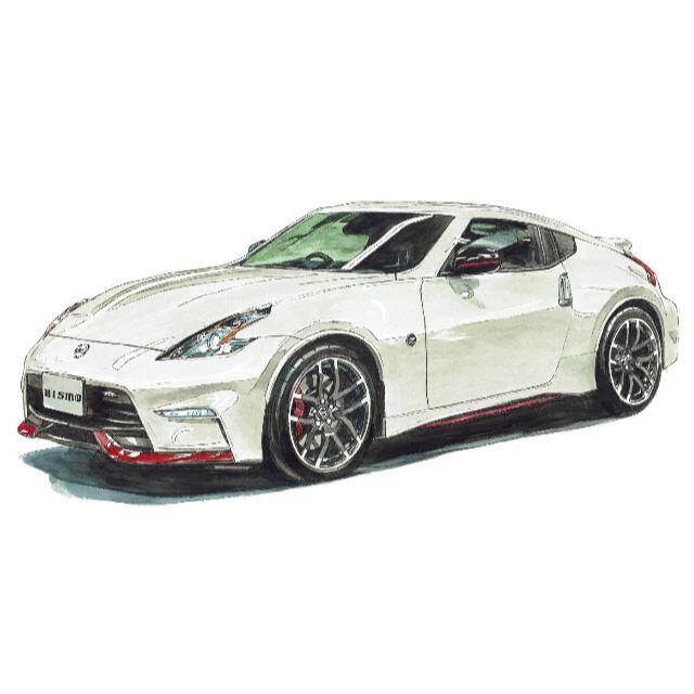 美術品/アンティークNC-639 NISMO/GT-R限定版画サイン額装作家平右ヱ門