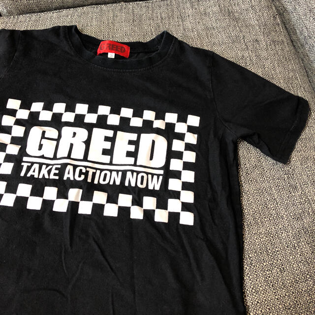 GREED - GREED 半袖 Tシャツ S 黒 ロゴ ブランド 黒色 130 140 150の ...