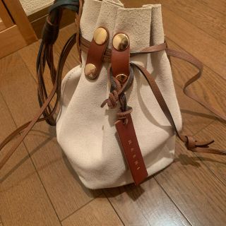 マルニ(Marni)のマルニ　MARNI スエード巾着(ハンドバッグ)