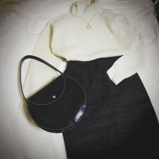 ダブルクローゼット(w closet)のw closet/タイトスカート/膝下丈/グリーン/チェック/ウール(ひざ丈スカート)