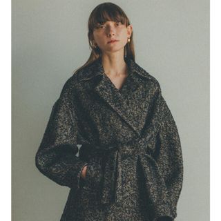 ステュディオス(STUDIOUS)のCLANE クラネ　MIX LOOP TWEED BOX COAT(ブルゾン)