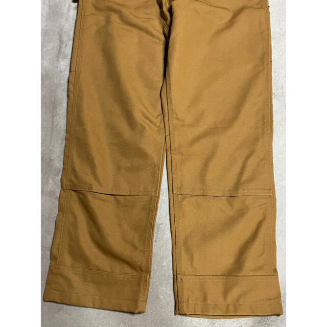 carhartt(カーハート)のCarhartt ワンポイントロゴ  ダブルニーダック地オーバーオール メンズのパンツ(サロペット/オーバーオール)の商品写真