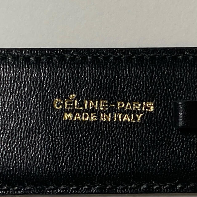 celine(セリーヌ)の美品レア大きめ馬車金具レザーバックル　セリーヌ　ヴィンテージ　ベルト レディースのファッション小物(ベルト)の商品写真