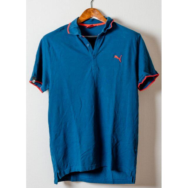 PUMA(プーマ)のPUMA プーマ　ポロシャツ　半袖　青 メンズのトップス(ポロシャツ)の商品写真