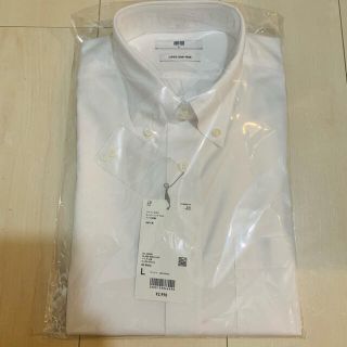 ユニクロ(UNIQLO)の未使用未開封ユニクロ ワイシャツ　スーパーノンアイロンシャツ　長袖　ボタンダウン(シャツ)