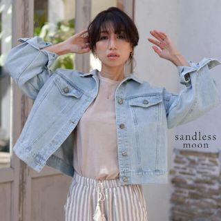 sandlessmoonデニムジャケットの通販 by tmk`sshop｜ラクマ