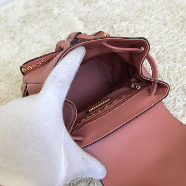 極美品✨TORY BURCH フレミング バックパック レザー タッセル ピンク ...