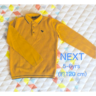ネクスト(NEXT)の【ほぼ新品】NEXT 男の子 約120cm 長袖ポロシャツ(Tシャツ/カットソー)
