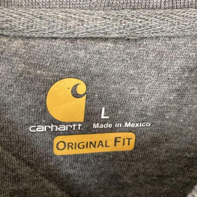 carhartt(カーハート)の【新品 】カーハート スウェットトレーナー ポケット 裏起毛 薄手 グレー メンズのトップス(スウェット)の商品写真