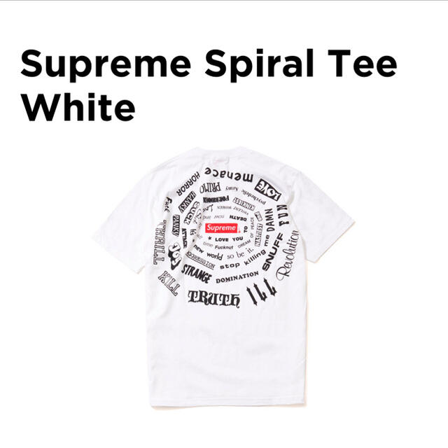 supreme スパイラル tee