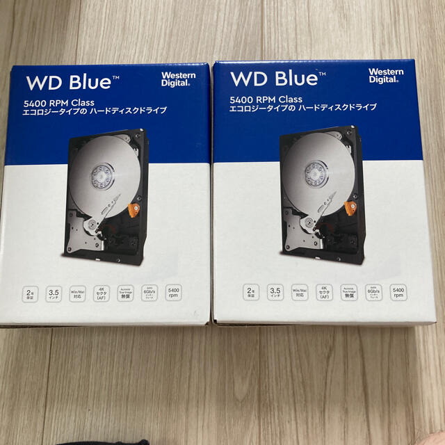 内蔵外付(新品未開封品) WD60EZAZ-RT✖️2点